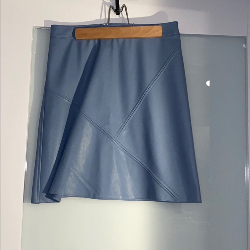 Mod blue skirt from Zara